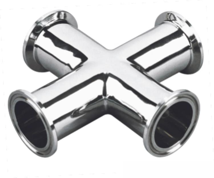 卫生级不锈钢四通 卫生级不锈钢四通